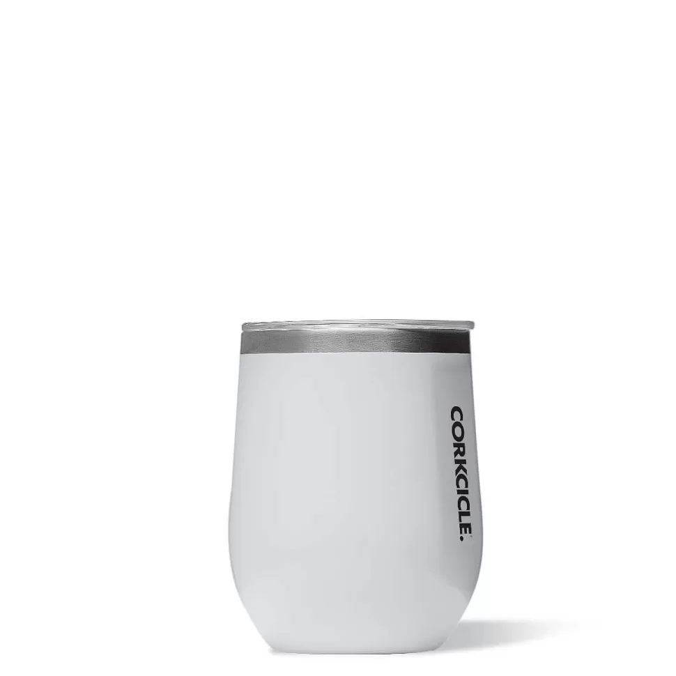 Stemless & Flute-CORKCICLE Classic Stemless Gloss White