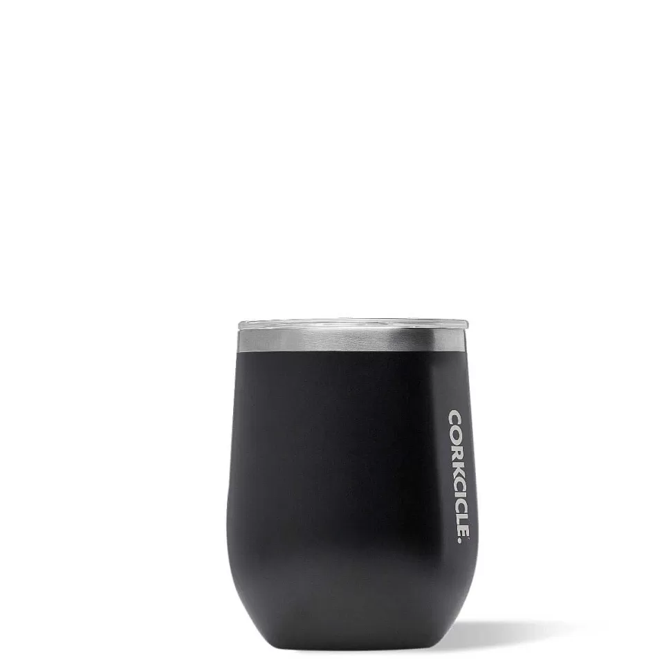 Stemless & Flute-CORKCICLE Classic Stemless Matte Black