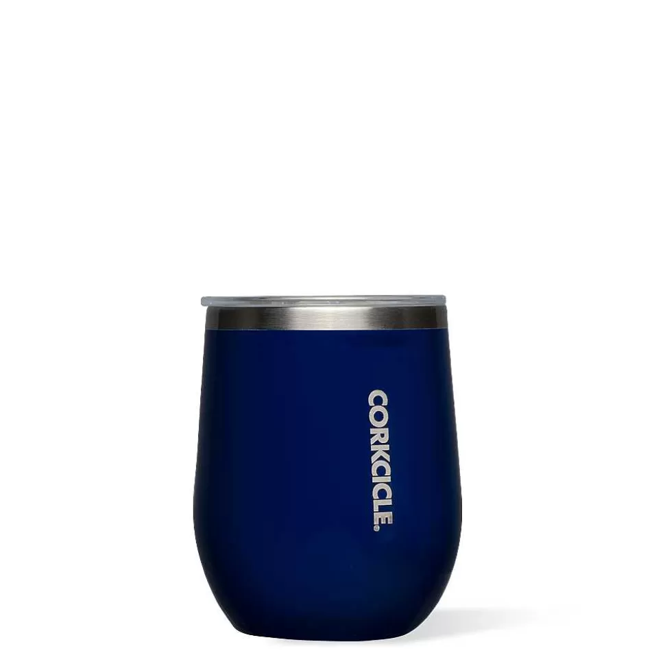 Stemless & Flute-CORKCICLE Classic Stemless Gloss Midnight Navy