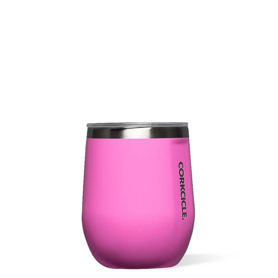 Stemless & Flute-CORKCICLE Classic Stemless Miami Pink