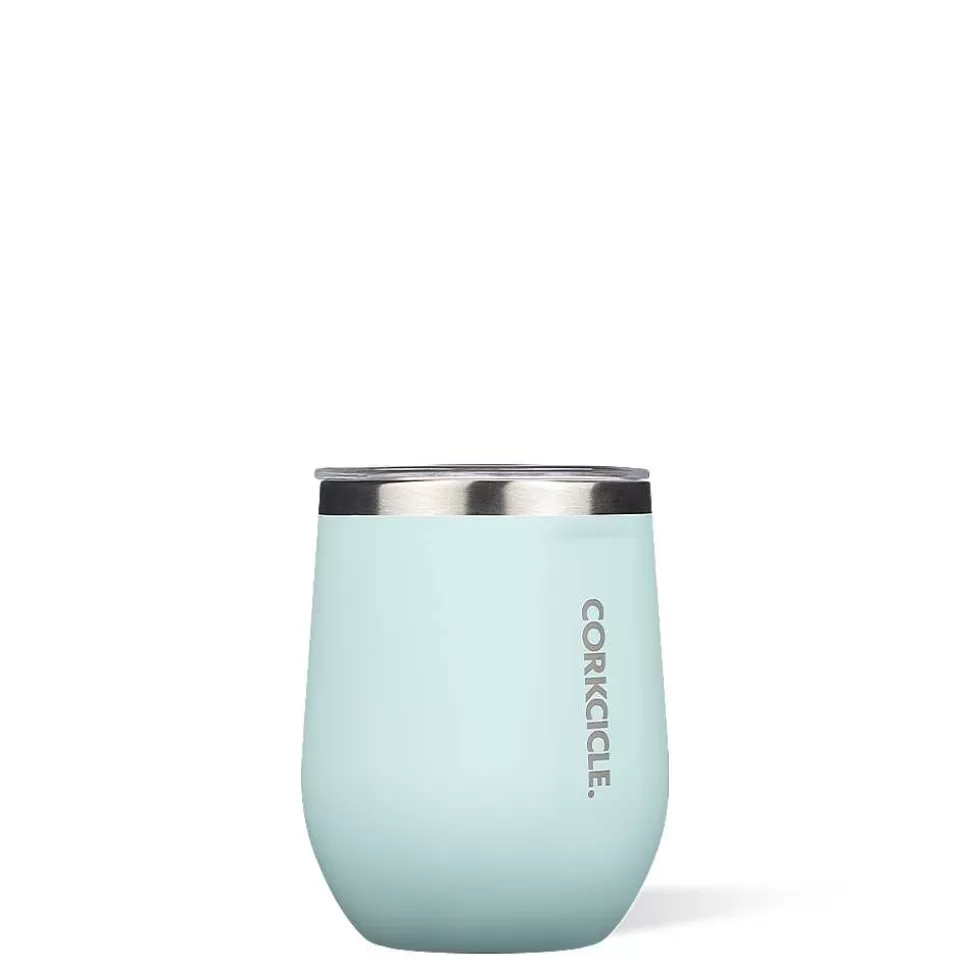 Stemless & Flute-CORKCICLE Classic Stemless Gloss Powder Blue