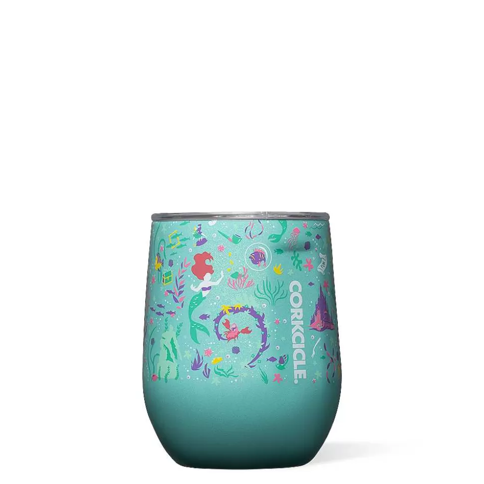 Stemless & Flute-CORKCICLE Disney Princess Stemless Cup Ariel