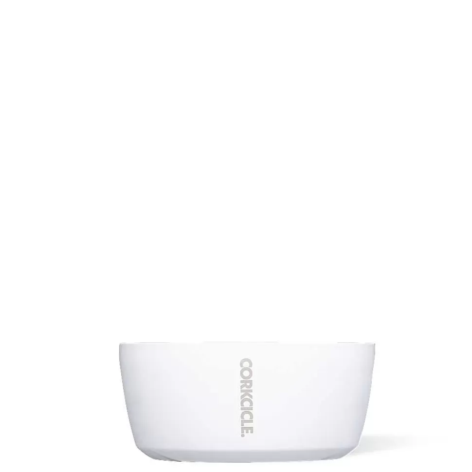 Dog Bowl-CORKCICLE Dog Bowl Gloss White