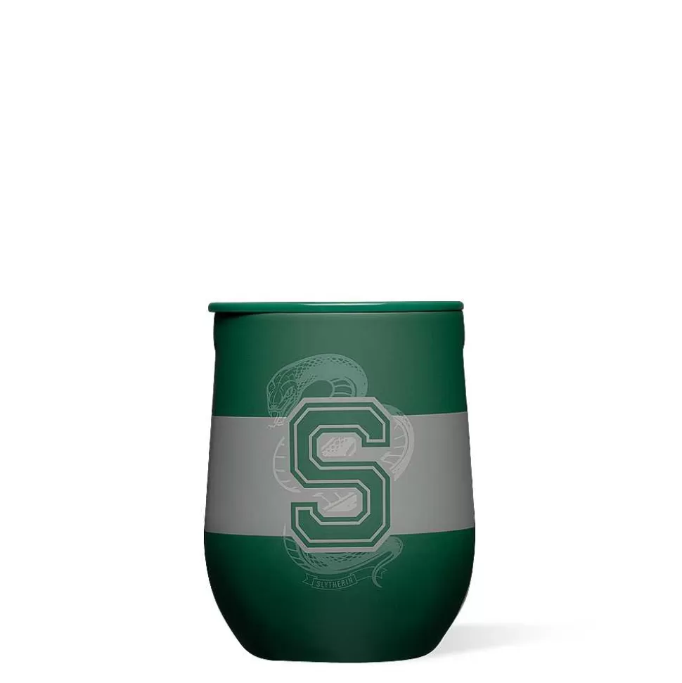 Stemless & Flute-CORKCICLE Harry Potter Stemless Slytherin