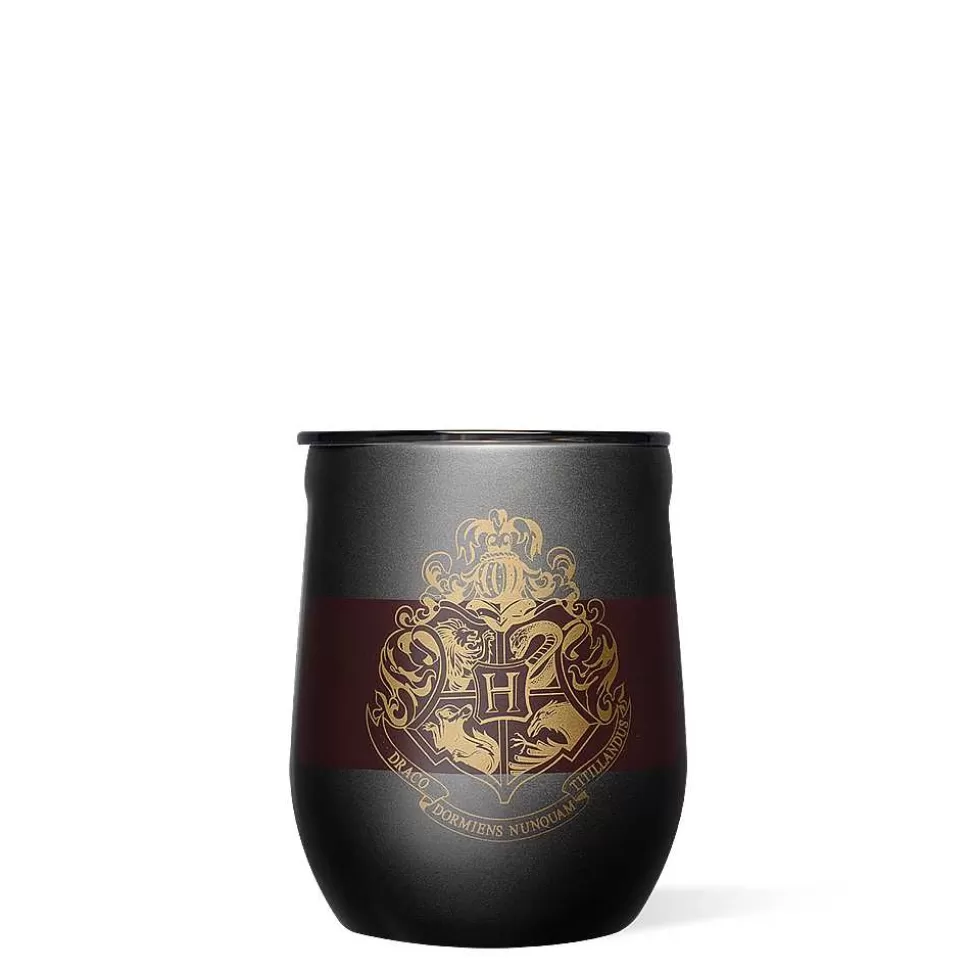 Stemless & Flute-CORKCICLE Harry Potter Stemless Hogwarts Crest