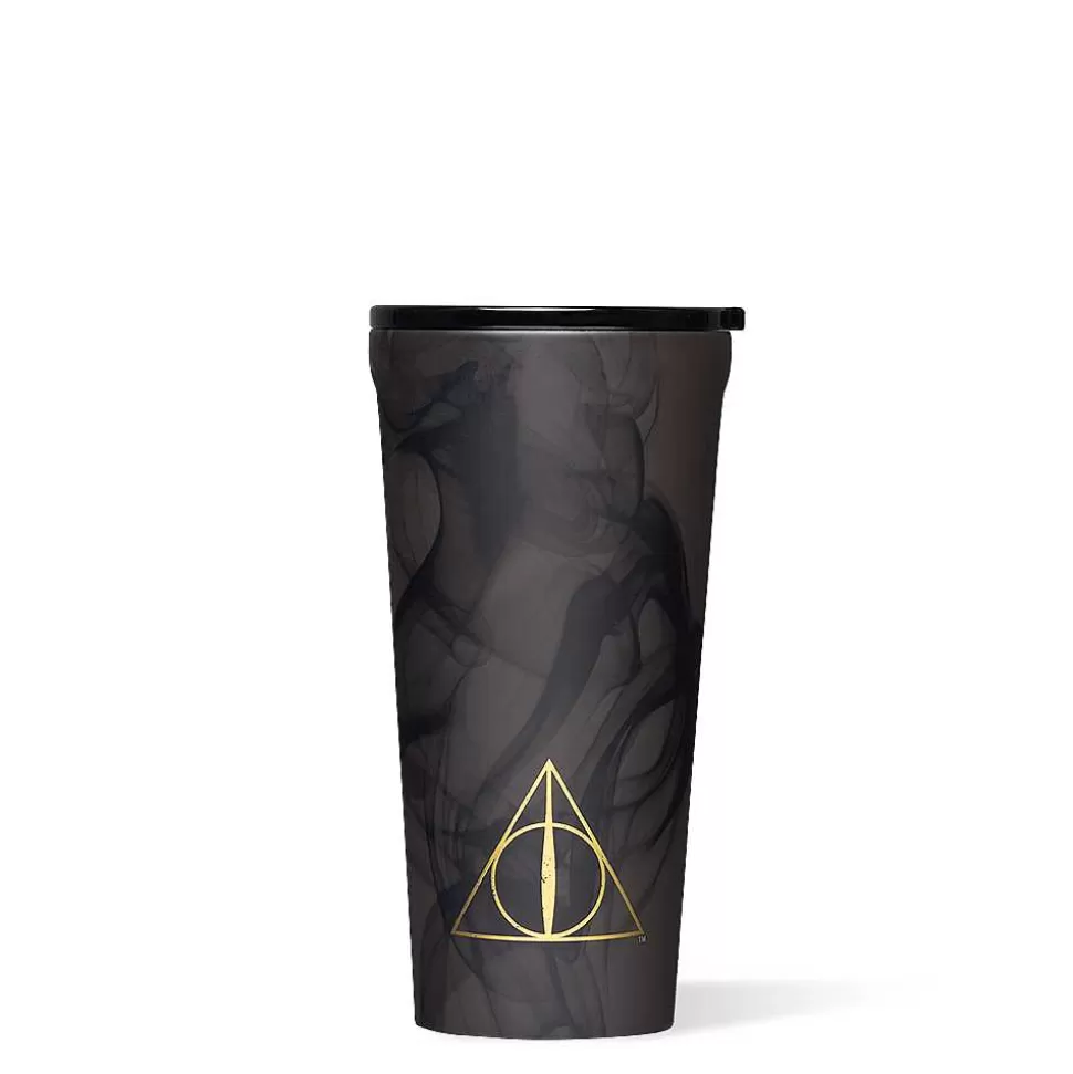 Tumbler-CORKCICLE Harry Potter Tumbler Deathly Hallows