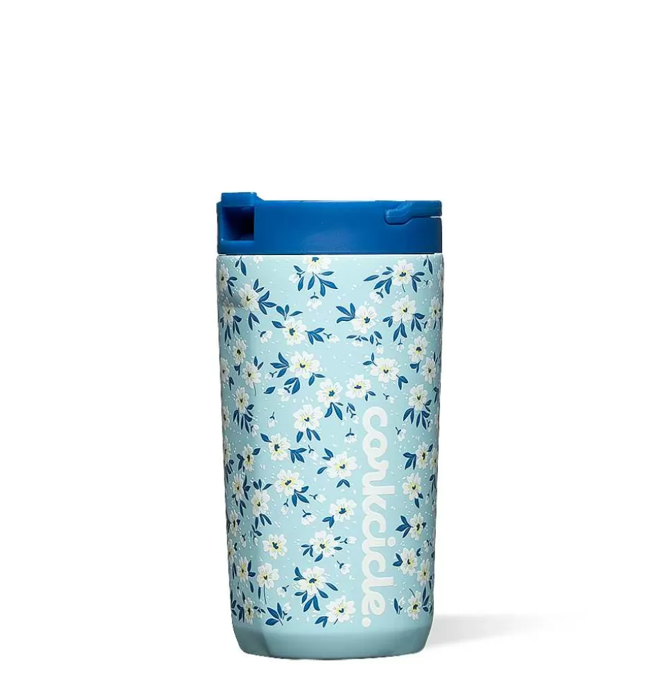 Kids Cup-CORKCICLE Kids Cup Ditsy Floral Blue