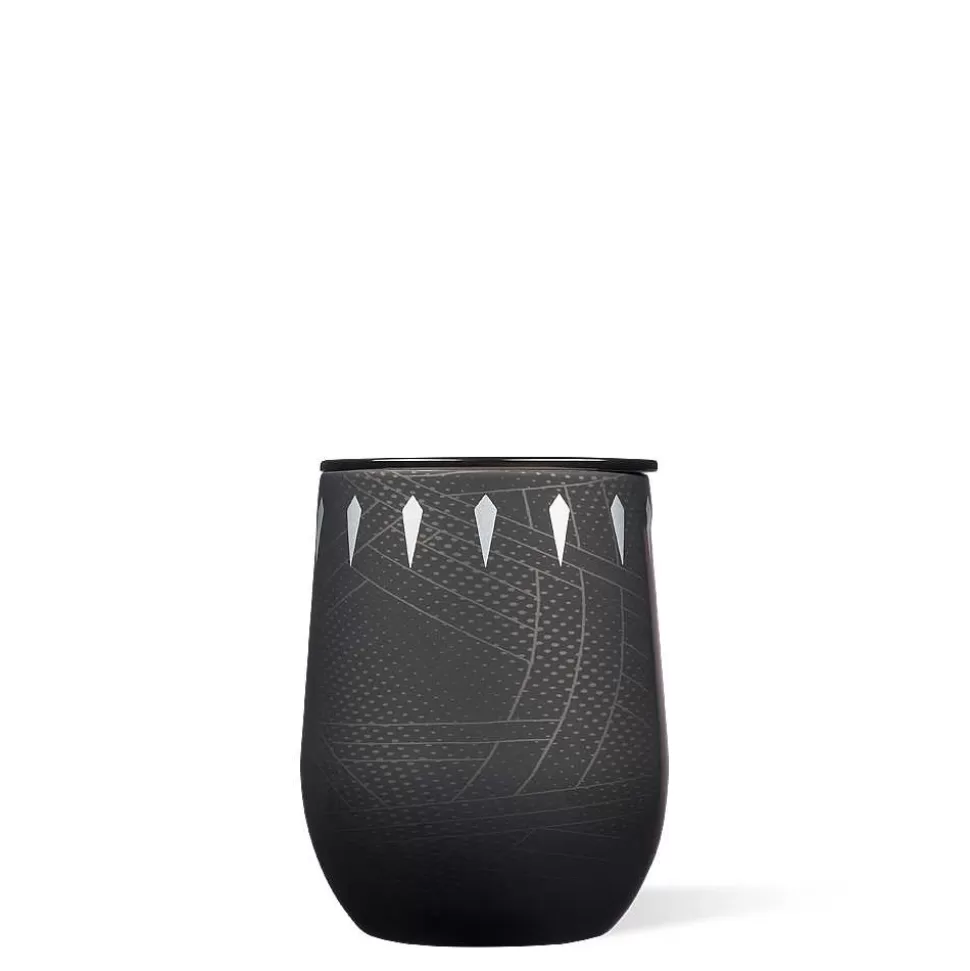 Stemless & Flute-CORKCICLE Marvel Stemless Black Panther