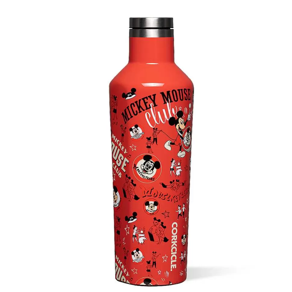 Canteen-CORKCICLE Mickey Mouse Club Canteen Mickey Mouse Club - Red