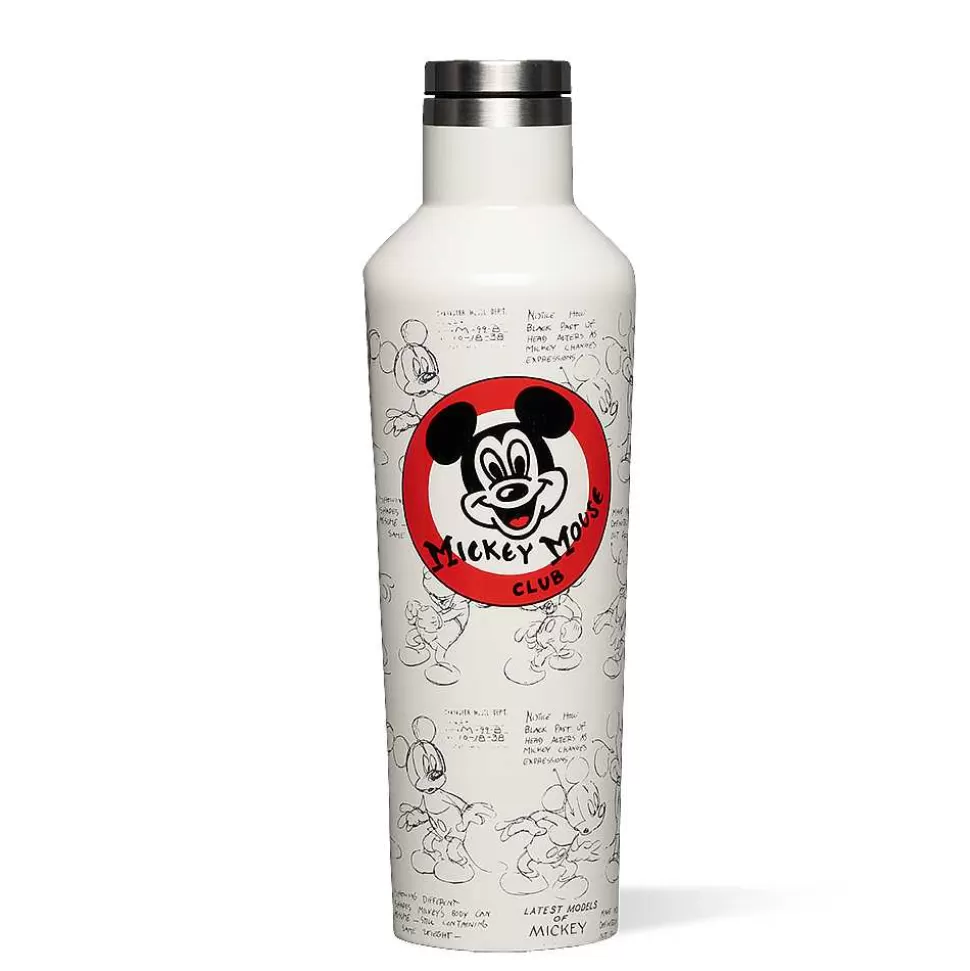 Canteen-CORKCICLE Mickey Mouse Club Canteen Mickey Mouse Club- White