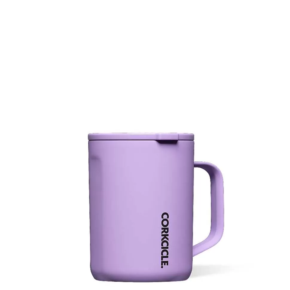 Coffee Mug-CORKCICLE Neon Lights Coffee Mug Sun Soaked Lilac