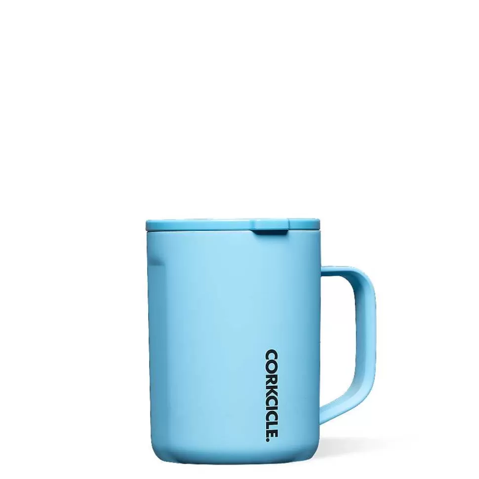 Coffee Mug-CORKCICLE Neon Lights Coffee Mug Santorini