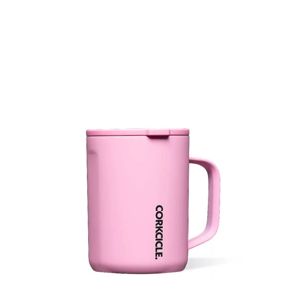 Coffee Mug-CORKCICLE Neon Lights Coffee Mug Sun Soaked Pink