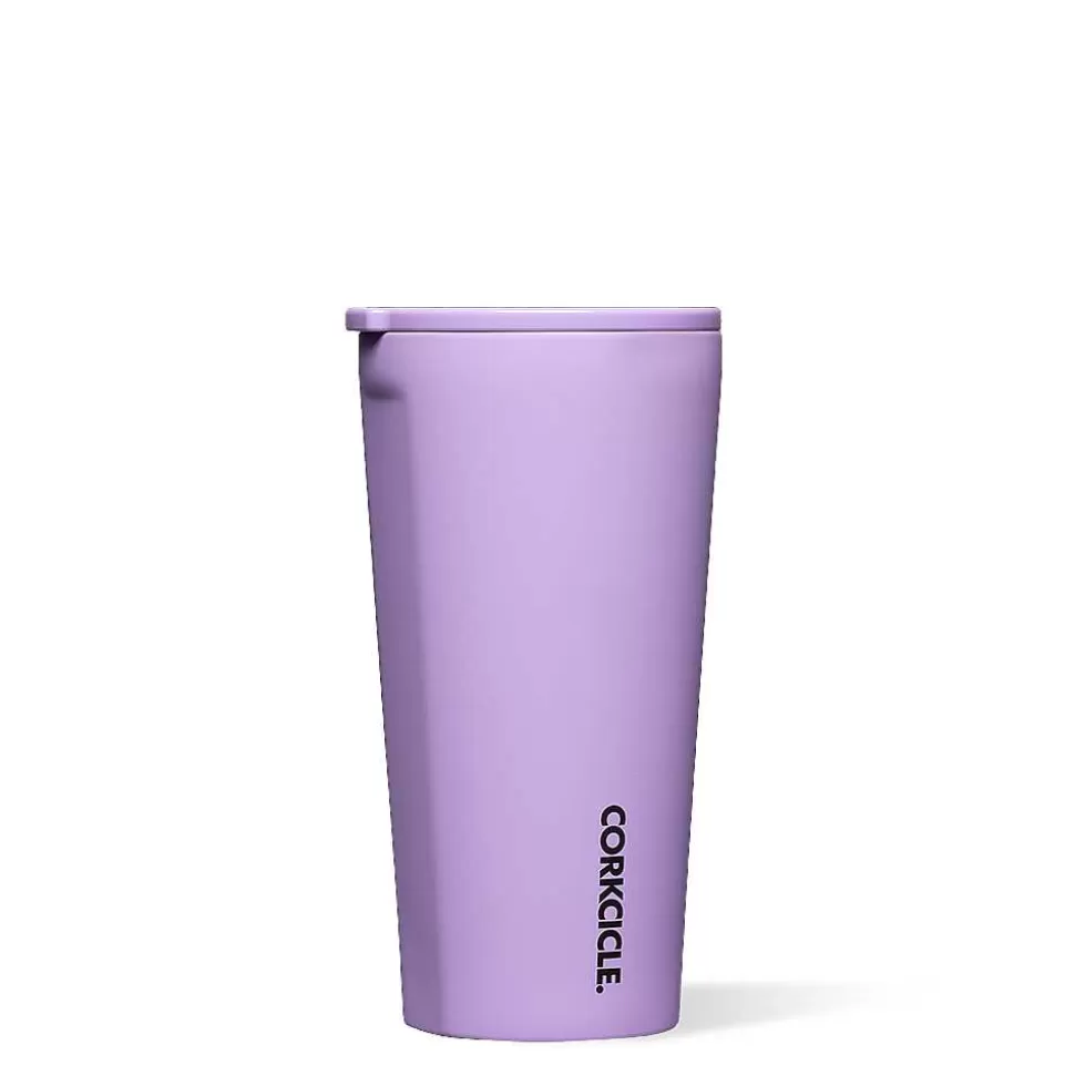 Tumbler-CORKCICLE Neon Lights Tumbler Sun Soaked Lilac