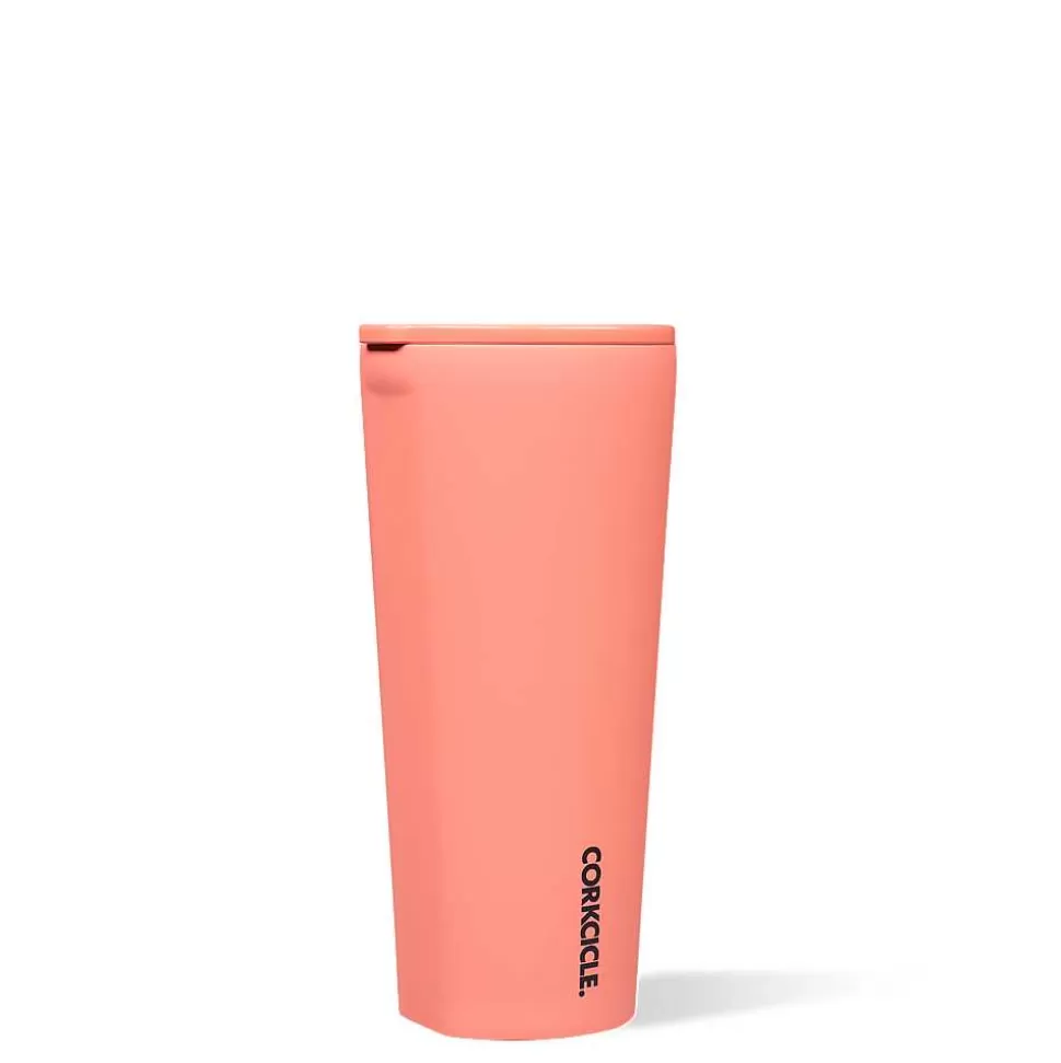 Tumbler-CORKCICLE Neon Lights Tumbler Coral