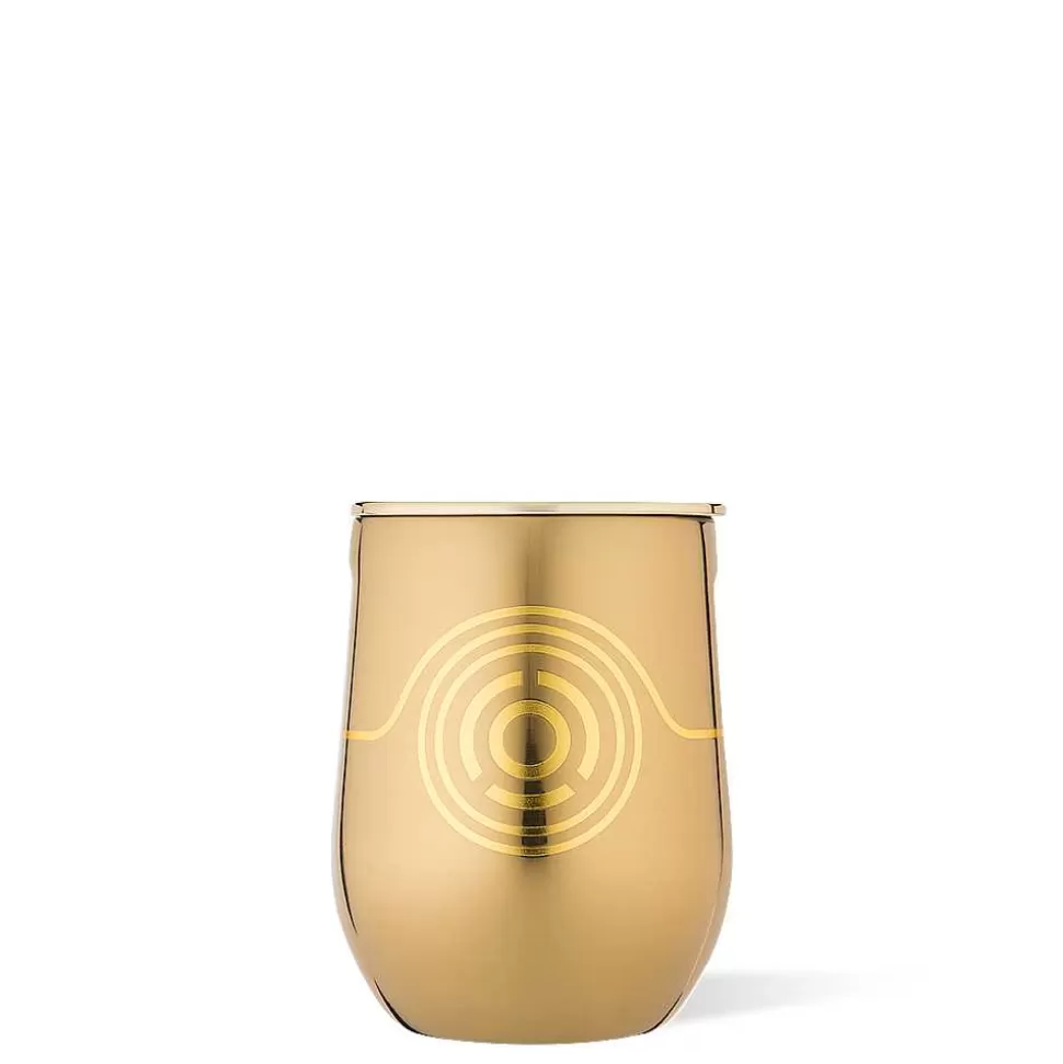 Stemless & Flute-CORKCICLE Star Wars™ Stemless C-3Po™