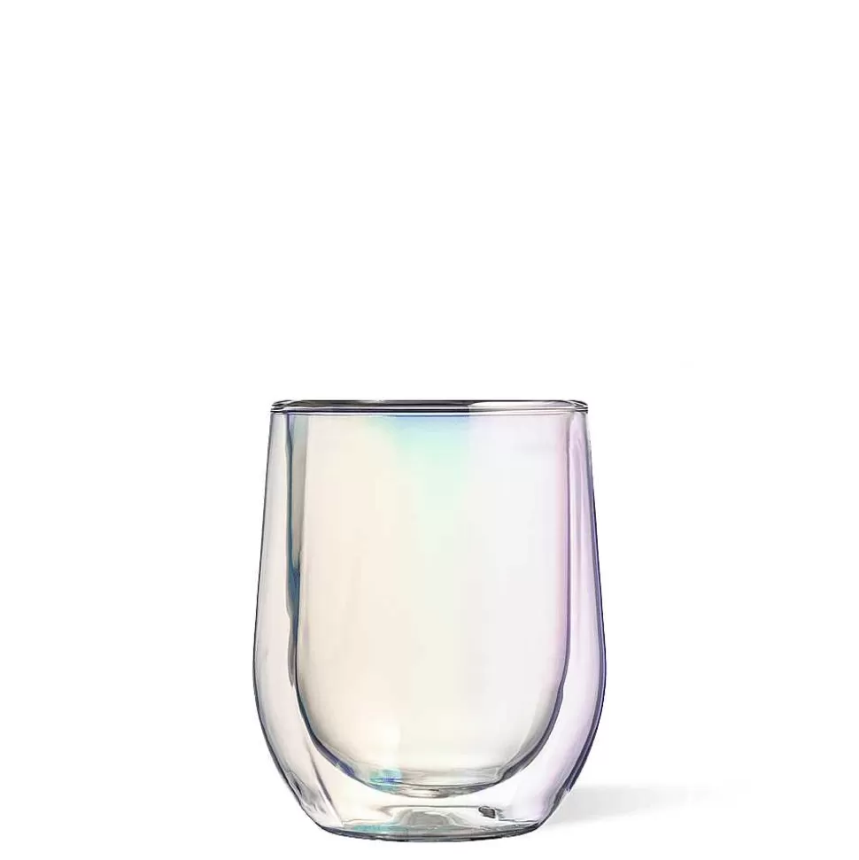 Stemless & Flute-CORKCICLE Stemless Glass Set (2) Prism