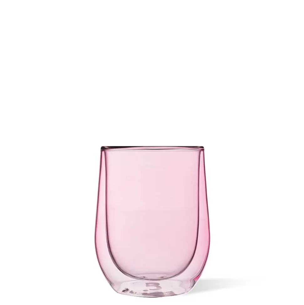 Stemless & Flute-CORKCICLE Stemless Glass Set (2) Blush